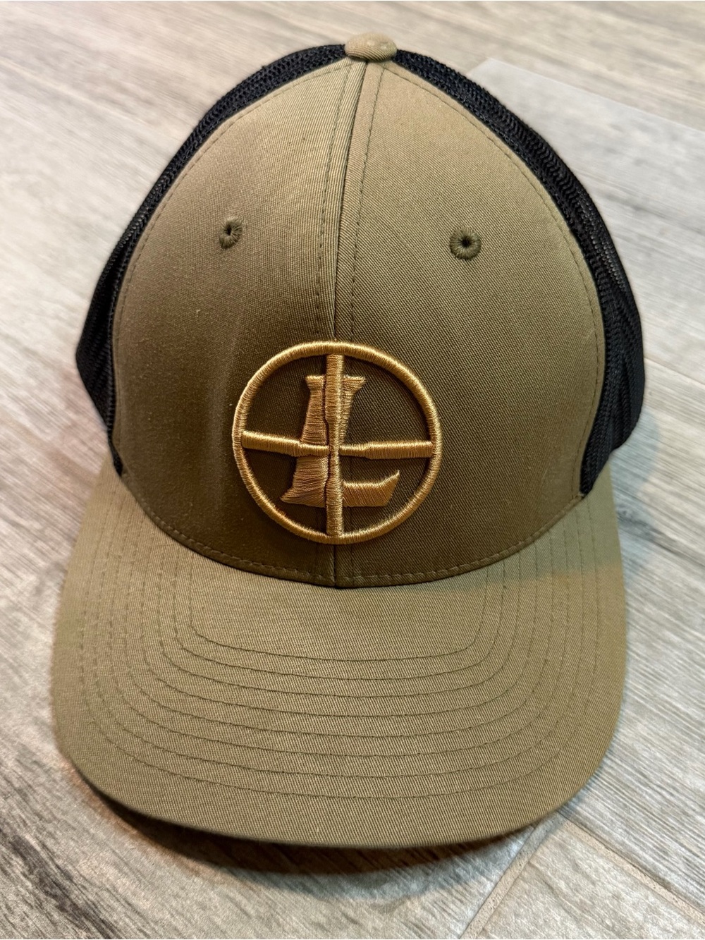 Leupold Optics Scope Trucker Hat Mesh Olive Green SnapBack OS